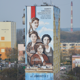 Mural Kobiety Toruńskiej Niepodległości 1920-2020